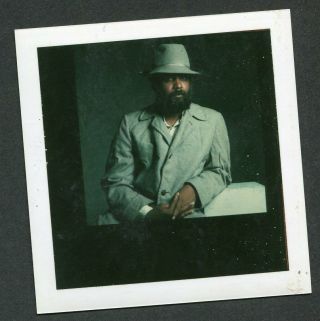 3 Vintage Polaroid Photos African American Man w/ Beard in Suit 991015 3