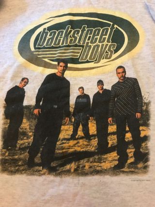 Vintage Winterland Backstreet Boys Short Sleeve T Shirt Size Small
