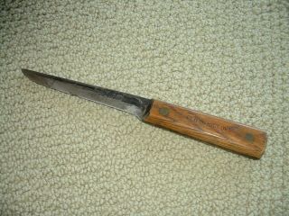 Vintage Old Hickory Knife - Ontairo Knife Co.  True Edge 6 " Blade 10 " In All