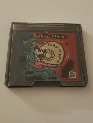 Rolling Stones Turn It Up Minidisc Mini Disc Audio Media Vintage
