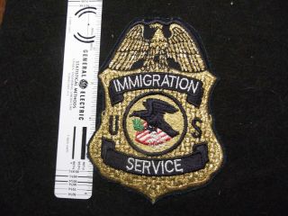 Federal 1970s Vintage Immigration Justice Police Detention Officer Patch