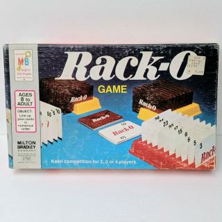 Vintage Rack - O Game 1970s Card Game Complete Milton Bradley Game Night
