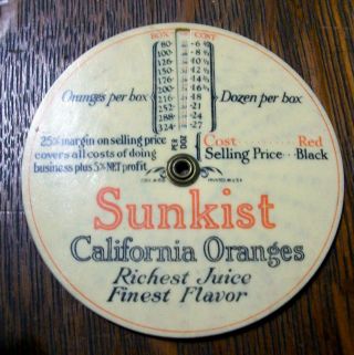 Vintage Sunkist Orange / Lemon Grocer 