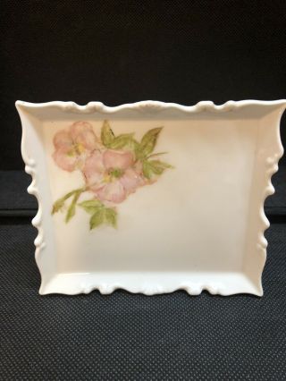 Vintage Wedding Shafford Floral Porcelain Menu Board Flawless