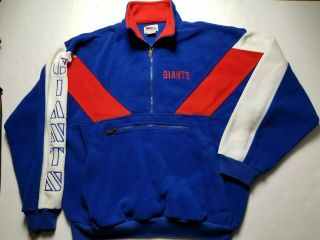 Vintage 80s 90s York Giants Anarok Spellout Logo Shirt Nfl Medium