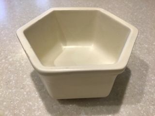 Vintage Haeger Pottery 4002 Off - White Planter Bowl Made In Usa