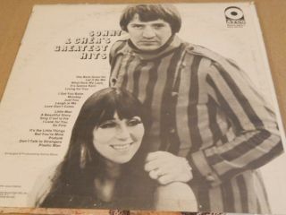 Vintage Vinyl 1967 Lp - Sonny And Cher 2 Lp Set - " Greatest Hits "