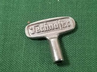 Vintage 1950s Metal Technofix Winding Key For Clockwork Wind - Up Toys