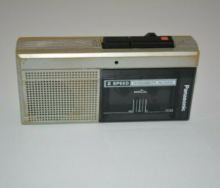 Vintage Panasonic Rn - 108 Handheld Microcassette Tape Recorder Prop Movie 80 