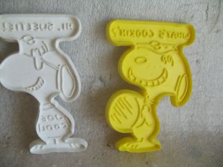 2 Vintage Cookie Cutters Soopy From Peanuts What 