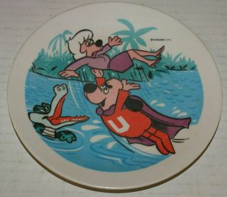 Underdog Vintage 1970s Plastic 6.  5 " Inch Plate Collectable