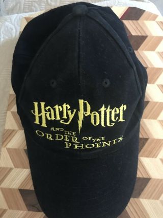 Vintage “harry Potter And The Order Of The Phoenix” Hat,  Movie Promo Item,  C