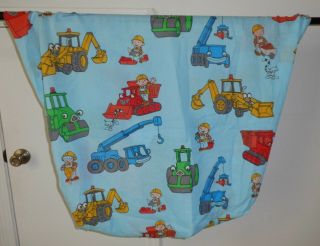 Vintage Bob The Builder Twin Size Fitted Sheet