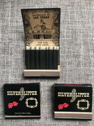 Vintage Matches - Silver Slipper Las Vegas Match Packs