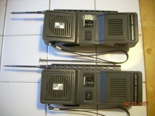 Vintage Westminster Model 390 Handheld radio walkie talkie set 2