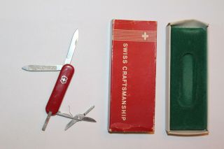 Vintage Victorinox Classic Swiss Army Knife With Scissor