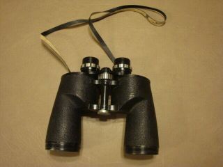 Vintage Amc 7 X 50 Coated Optics Binoculars With Strap