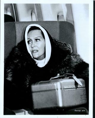Airport 1975 Gloria Swanson Face Closeup 1974 Vintage Movie Photo 37581