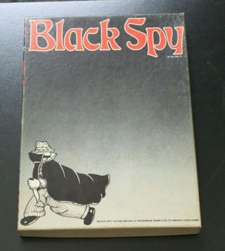 Vintage Black Spy Sneaky Card Game By Avalon Hill/leisure Times Games (1981)