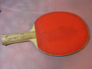 Butterfly Morim D - 13 Ping Pong Paddle Red And Black Japan Vintage A