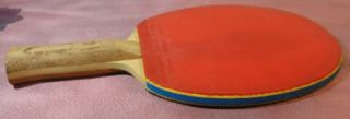 Butterfly Morim D - 13 Ping Pong Paddle Red and Black Japan Vintage A 2