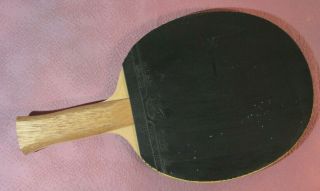 Butterfly Morim D - 13 Ping Pong Paddle Red and Black Japan Vintage A 4