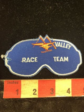 Vtg As - Is - Bad - Valley Race Team Snow Ski Patch (maybe Missing Word) 94k8
