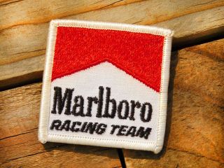 Vtg 80s Marlboro Racing Team Formula One Sew - On Patch