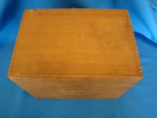 Vintage KINGSLEY Stamping Machine Hot Foil Empty WOOD CABINET BOX SHELF,  FOIL 5