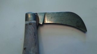 Vintage M.  Klein & Sons Chicago Hawkbill Electrician Knife Lock Blade w/ Bail 3
