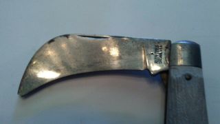 Vintage M.  Klein & Sons Chicago Hawkbill Electrician Knife Lock Blade w/ Bail 4