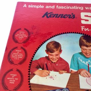 Vintage Kenner ' s Spirograph Set Near Complete 4