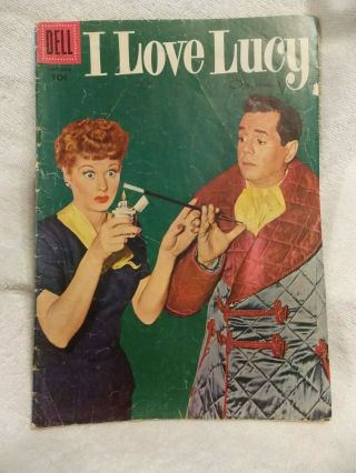 Vintage Collectible Dell Comic Book I Love Lucy - Desi - Lucy Cover Picture 1956
