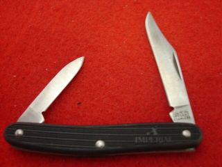 Vintage Imperial Ireland 2 - 3/4 " 2 Blade Stockman Stock Knife