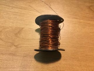 Vintage Primary Wire Copper 12 Gauge (?) Spool