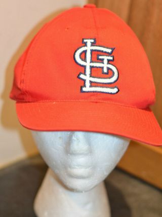 Vintage 80 ' s St Louis Cardinals Snapback Hat Cap Twins MLB Big Embroidered Logo 2