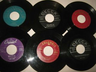 30 45 RPM RECORDS 1950s VINTAGE COUNTRY WESTERN FOLEY PRICE WELLS FORD 4