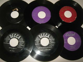 30 45 RPM RECORDS 1950s VINTAGE COUNTRY WESTERN FOLEY PRICE WELLS FORD 5