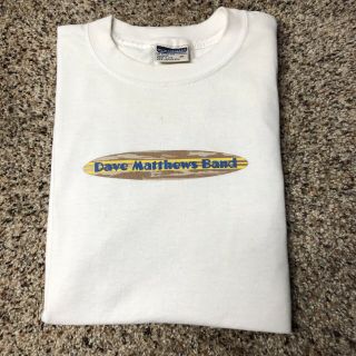 Dave Matthews Band 2000 Summer Tour Shirt Vintage Size Medium Mens White