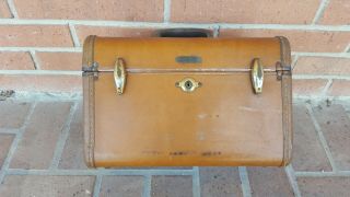 Vintage Samsonite Travel Case Makeup Suite Hard Case Overnight Bag No Key
