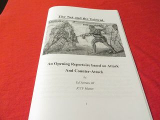 Vintage Allan Troy Chess Book - Ed 1 - The Net And The Trident - - Always Attack