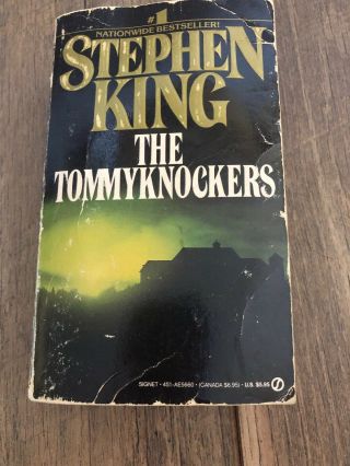 Vintage 1988 The Tommyknockers By Stephen King Paperback Book Signet