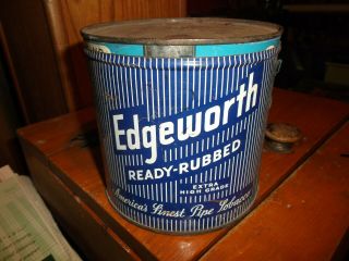 Vintage Advertising Edgeworth Ready Rubbed Tobacco Tin