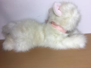 Vintage Russ Berrie FRITZIE Cat Plush White Cream Kitty Stuffed Animal 18 