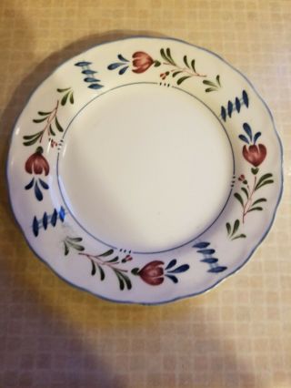 Vintage NIKKO Provincial Designs AVONDALE Japan Set of 4 Salad Plates 7 1/2 