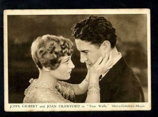 Vintage Joan Crawford John Gilbert Large Kensitas Uk 1920 