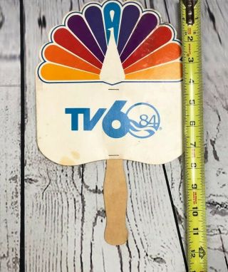 1984 WDSU Channel 6 NBC Orleans Worlds Fair Paper Fan Vintage 4