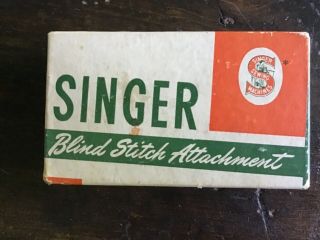 Singer Sewing Machine Blind Stitch Attachment 160616 Vintage 170