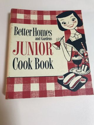 Kids Cookbook 1955 Better Homes And Gardens Junior Cookbook Vintage 1st Edition