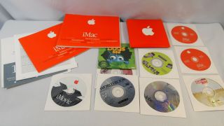 Vintage Apple Imac Oem Software 9.  0 Install Discs 600 - 7640 691 - 2464 - A 691 - 2463 - A